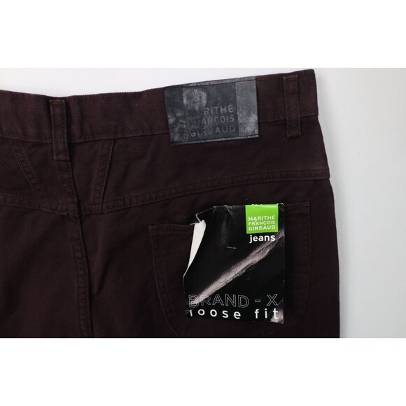 Deadstock Vintage 90s Marithe Francois Girbaud Mens 38x35 Baggy Wide Leg Jeans - Picture 14 of 15